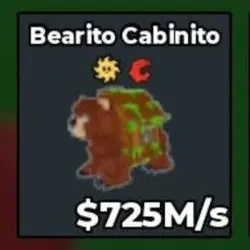 BS11522 Bearito Cabinito WITH SUN TRAIT 725M s (Секретный п… — Roblox, лот №221452
