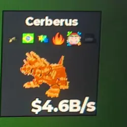 BS11532 Cerberus Gold 4.6B s (Секретный персонаж) — Roblox, лот №221454