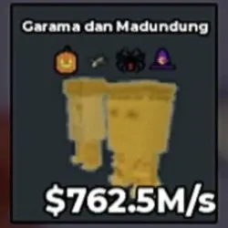 BS11550 Garama And Mandundung Trait Witch+Pumpkin Gold 762.… — Roblox, лот №221459