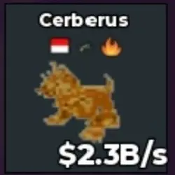 BS11770 Cerberus Gold 2.3B s (Секретный персонаж) — Roblox, лот №221498