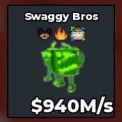BS11828 Swaggy Bros Radioactive 940M s (Секретный персонаж) — Roblox, лот №221508