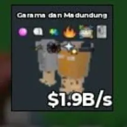BS11909 Garama and Madundung 1.9B s (Секретный персонаж) — Roblox, лот №221522