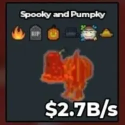 BS11928 Spooky and Pumpky Lava 2.7B s (Секретный персонаж) — Roblox, лот №221524