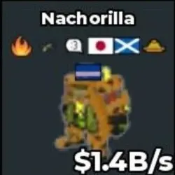 BS11942 Nachorilla - clean trait 1.4B s (Секретный персонаж) — Roblox, лот №221529