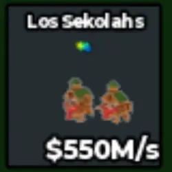BS11965 Los Sekolahs 550M s (Секретный персонаж) — Roblox, лот №221534