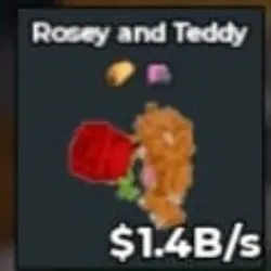 BS11990 Rosey and Teddy 1.4B s (Секретный персонаж) — Roblox, лот №221538