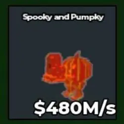 BS12025 Spooky and Pumpky LAVA 480M s (Секретный персонаж) — Roblox, лот №221557