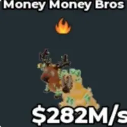 BS12045 Money Money Bros 282M s (Секретный персонаж) — Roblox, лот №221567