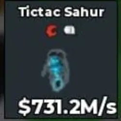 BS12055 Tictac Sahur Cyber 731.2M s (Секретный персонаж) — Roblox, лот №221574