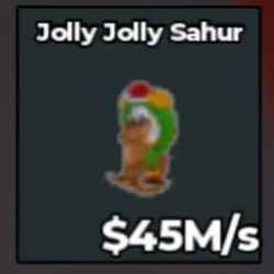 BS12078 Jolly Jolly Sahur 45M s (Секретный персонаж) — Roblox, лот №221576