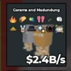 BS12089 Garama and madundung Easter Traits 2.4B s (Секретны… — Roblox, лот №221586