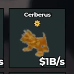 BS12107 Cerberus Sun Trait Gold 1B s (Секретный персонаж) — Roblox, лот №221598