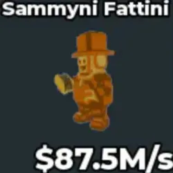 BS12172 Sammyni Fattini Gold 87.5M s (Секретный персонаж) — Roblox, лот №221620