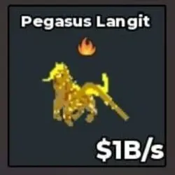 BS12175 Celestial Pegasus Gold 1B s (Секретный персонаж) — Roblox, лот №221623