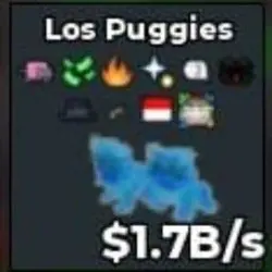 BS12180 Los Puggies Diamond 1.7B s (Секретный персонаж) — Roblox, лот №221629