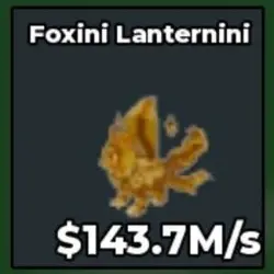 BS12189 Foxini Lanternini Lanterinin Gold 144M s (Секретный… — Roblox, лот №221637