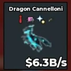 BS12231 Dragon Cannelloni Cyber 6.3B s (Секретный персонаж) — Roblox, лот №221663