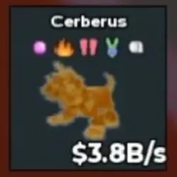 BS12290 Cerberus Gold 3.8B s (Секретный персонаж) — Roblox, лот №221686
