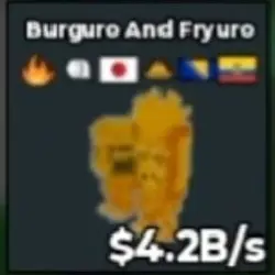BS12306 Burguro and Fryuro Gold 4.2B s (Секретный персонаж) — Roblox, лот №221692
