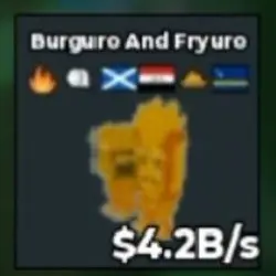 BS12307 Burguro and Fryuro Gold 4.2B s (Секретный персонаж) — Roblox, лот №221693
