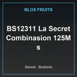 BS12311 La Secret Combinasion 125M s (Секретный персонаж) — Roblox, лот №221695