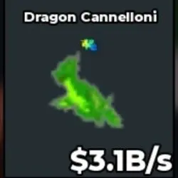 BS12349 Dragon Cannelloni Radioactive 3.1B s (Секретный пер… — Roblox, лот №221565