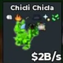 BS12378 Chicli Chicla Radioaktif 2B s (Секретный персонаж) — Roblox, лот №221578