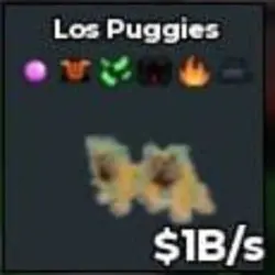 BS12382 Los Puggies 1B s (Секретный персонаж) — Roblox, лот №221585