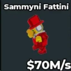 BS12397 Sammyni Fattini 70M s (Секретный персонаж) — Roblox, лот №221601