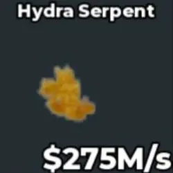 BS12409 Hydra Serpent Gold 275M s (Секретный персонаж) — Roblox, лот №221612