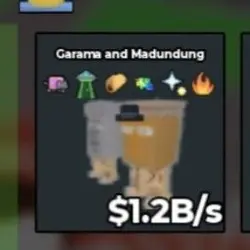 BS12414 Garama and Madundung 1.2B s (Секретный персонаж) — Roblox, лот №221615