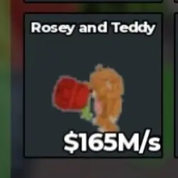 BS12418 Rosey and Teddy 165M s (Секретный персонаж) — Roblox, лот №221617