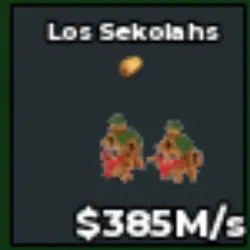 BS12427 Los Sekolahs 385M s (Секретный персонаж) — Roblox, лот №221627