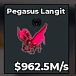 BS12442 Celestial Pegasus Under 100 Exits Bloodrot 962M s (… — Roblox, лот №221642