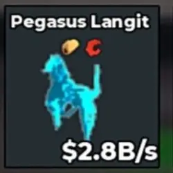 BS12443 Celestial Pegasus Rainbow 2.8B s (Секретный персона… — Roblox, лот №221644