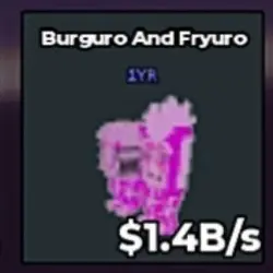 BS12453 Burguro and Fryuro 1yr Trait Candy 1.4B s (Секретны… — Roblox, лот №221660