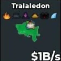 BS12464 Tralaledon Trait Rare (witch) Clean Rainbow 1B s (С… — Roblox, лот №221702