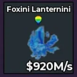 BS12467 Foxini Lanternini with Super Rare Trait Balon Rainb… — Roblox, лот №221706