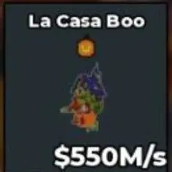 BS12506 La Casa Boo With Pumpkin Trait 550M s (Секретный пе… — Roblox, лот №221733