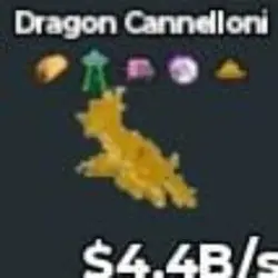BS12517 Dragon Cannelloni Gold 4.4B s (Секретный персонаж) — Roblox, лот №221741