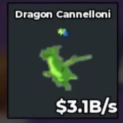 BS12525 Dragon Cannelloni Radioactive 3.1B s (Секретный пер… — Roblox, лот №221745