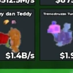 BS12560 Rosey and Teddy 1.4B s (Секретный персонаж) — Roblox, лот №221760