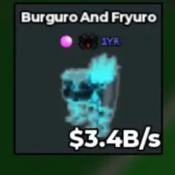 BS12585 Burguro and Fryuro Cyber 3.4B s (Секретный персонаж) — Roblox, лот №221780