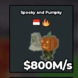 BS12588 Spooky and Pumpky 800M s (Секретный персонаж) — Roblox, лот №221785