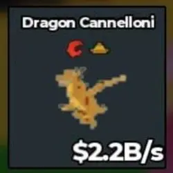 BS12630 Dragon Cannelloni 2.2B s (Секретный персонаж) — Roblox, лот №221724