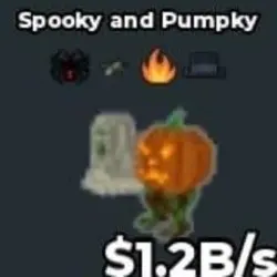 BS12644 Spooky and Pumpky 1.2B s (Секретный персонаж) — Roblox, лот №221746