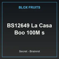 BS12649 La Casa Boo 100M s (Секретный персонаж) — Roblox, лот №221753