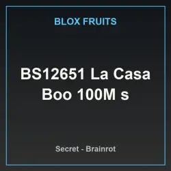 BS12651 La Casa Boo 100M s (Секретный персонаж) — Roblox, лот №221757