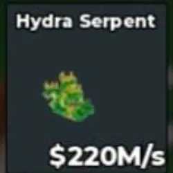 BS12669 Hydra Serpent 220M s (Секретный персонаж) — Roblox, лот №221798