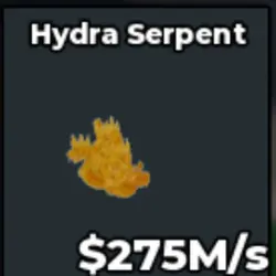 BS12702 Hydra Serpent Gold 275M s (Секретный персонаж) — Roblox, лот №221819